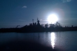 Sunset on the water in Wilmington.